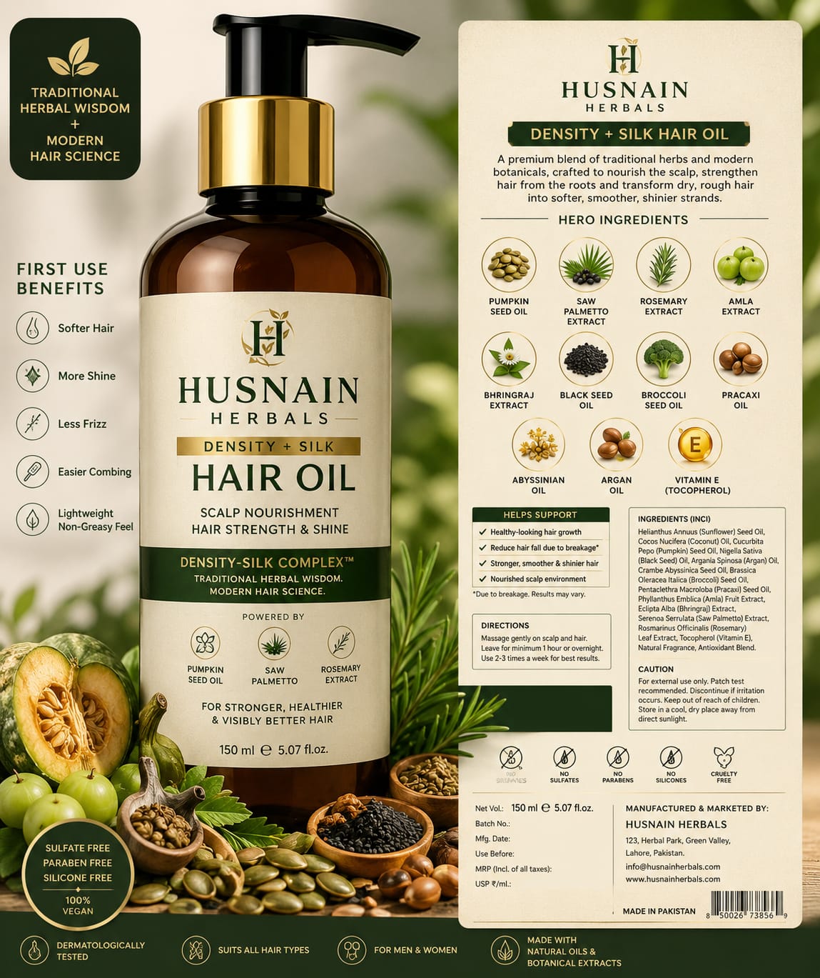 Husnain Herbals - Hair Oil