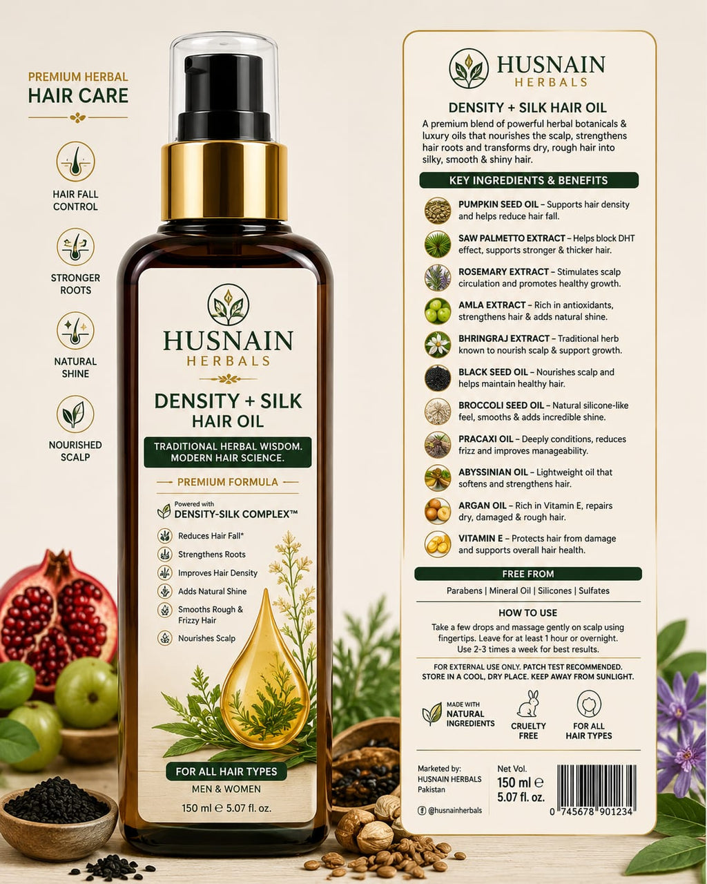 Husnain Herbals - Hair Oil